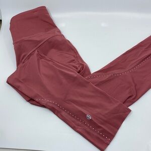 Lululemon Cropped Pink Leggings